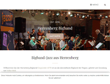 Tablet Screenshot of bigband-herrenberg.de